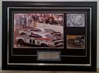 ALLAN MOFFAT & COLINBOND Bathurst 1977 FORD XC Famous 1,2 Finish Signed Framed