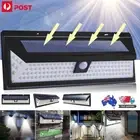 54/90/118 LED Solar Motion Sensor Light Security Outdoor Lamp Floodlight Garden