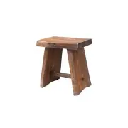 NORDIC STYLE TEAK Shower and Bath Stool, Teak Wood Shower Bench, Indoor and O...