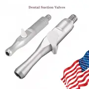 Dental Universal Saliva Ejector Suction Strong Weak Handpiece Tip SE/HVE Valve