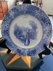 New Zrike Peter Rabbit Cobalt Blue 10 5/8” DINNER PLATE