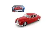 1959 Jaguar Mark II Red 1/18 Diecast Car Model by Bburago