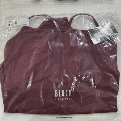 BLOCH L5607 Nejor - Camisole Leotard Color Burgundy Size L