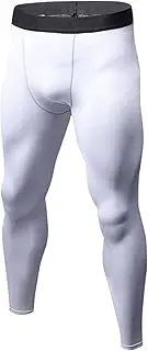 [FEESHOW] Men Sport Legginsg Stretchy Training Pants Compression Tight Running Fitness Jogging Workout