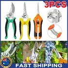3pcs/Set Garden Scissors Pruning Shear Plant Flower Branch Secateur Cutting Tool