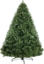 Christmas Tree 2.4m Green , Decorations Holiday Party Gift Home Garden Store Decor, 8FT 240cm PVC 1500 Tips Simple Assembly Ornaments