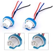 Wire Pigtail Female Ceramic 9004 HB1 Head Light Two Harness Bulb Halogen Plug OE (for: Volvo)