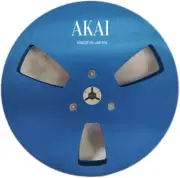 7"AKAI Blue luminum Light Metal Take Up Reel For 1/4" Tape Recorder Akai GX-7