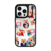 iPhone 16 Pro Mirror Ring Stand Case MagSafe Compatible Snack Bar Attack