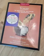 Adaptec Toast Recording Software for Mac Big Box CD Recording V 1.0 1997 Sealed