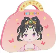 Paper Craft Kits-3 in 1 Princess Dress Up Game Set with Kits Stickers Hand Dress Makeup Makeup Sets Sets 5-8 up Ages Craft Little Craft 5-8 Makeup Games kit 4-8 Little Princess Sticker Sticke