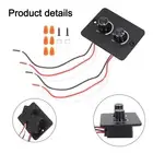 2 Gang Adjustable Brightness LED Dimmer Switch Perfect for Small Spaces