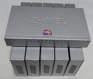 🌞二手ZYXEL合勤GS-108B v3 /GS-108Bv3 乙太網交換器(鐵殼)8埠10/100/1000Mbps
