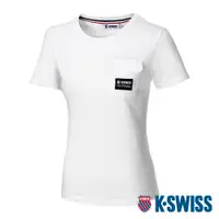 在飛比找蝦皮商城優惠-K-SWISS Label Pocket Tee棉質吸排T恤