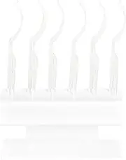 Amagogo 12x Eyelash Display Stick Eyelash Extensions Sticks, Reusable Collecting Shelf Eyelash Display Holder for Makeup Beauty, clear