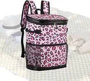 Waterproof Insulated Backpack | Oxford Fabric Lunch Bag | Portable Lunch Bag | Ergonomic Food Backpack with Handle for Travel and Beach, Portable and Practical