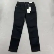 Tommy Bahama Jeans Womens 0 Black Denim Boracay High Rise Ankle Stretch