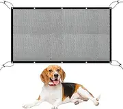 Dog Safety Net for Car, Adjustable Rear Bench Divider for Vehicles, Foldable Safety Divider with Non-Slip Hook, Robust Car Accessories for Cars and Trucks
