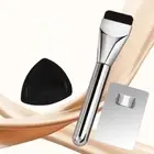 Makeup Foundation Brush Mixing Stainless Steel Palette With Spatula Makeup T _da