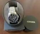 Citizen Perpetual Eco-Drive Titanium Chronograph Men's Watch Atomic AT4010-50E