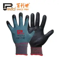 在飛比找momo購物網優惠-【Panrico 百利世】手套-加厚型止滑耐磨/FIT/藍(