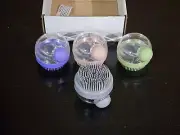 4pc Soap dispensing silicone brush set