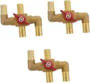 Mobestech 3pcs Automotive Heatings Water Valve Manual Control Heater Core Bypass Integrated for Car Ac Systems