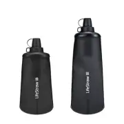 LIFESTRAW PEAK SERIES COLLAPSIBLE SQUEEZE WATER BOTTLE WITH FILTER 650ml or 1L