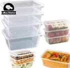 100 Takeaway Containers with Lids 650ML Microwave Safe BPA Free