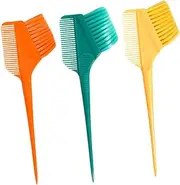 SHERCHPRY 3Pcs Hair Coloring Brush Professional Hair Dye Applicator Brushes for Salon and Home Use Flexible Bristles for Smooth Application Includes