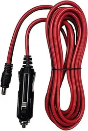 AEISVIK DC Car Charger Cable - 12-24V DC Car Charger Auto Power Supply Cord Cigarette Lighter Male Plug to DC 5.5mm x 2.1mm Connector Extension Cord for Portable DVD Player, Car, Camera (10FT)