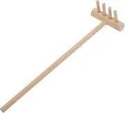 Mipcase Garden Rake Sand Rake for DIY Crafts Zen Gardens Sand Table Decoration Relaxation Tool Lightweight Rustic Design for Home Garden