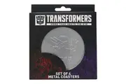 Transformers Embossed Metal Coasters 4 Pack