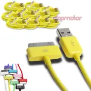 10 6FT USB SYNC DATA POWER CHARGER CABLE APPLE NEW IPAD IPHONE IPOD TOUCH YELLOW