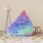 Cotton candy sparkle Bean Bag Chair Cover