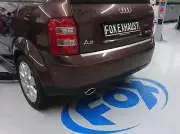 Sportauspuff-Komplettanlage from Cat Audi A2 1.4l Tdi 115x85mm Oval Rolled Edge