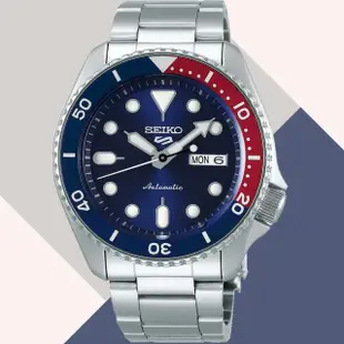 【SEIKO 精工】官方授權 5 Sports系列 可樂圈水鬼 機械錶 SK034(SRPD53K1/4R36-07G0R)