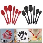 6x Silicone Spatula Set Jar Spatula Cosmetics Spatula Easy Clean Baking Spatula