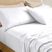 MyHouse Egyptian Cotton Sheet Set - White - Super King