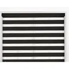 Tonature Zebra Blind 36x72 Black Dual Fabric Room Darkening Home Decor Bedroom