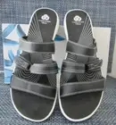 Clarks Cloudsteppers Brinkley Coast Womens Slide Sandal Black US Size 12 M