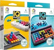 Smart Games - IQ Puzzler Pro + IQ Fit - Girls 7 Years, Games for Girls 5 Years - Puzzles for Children and Adults, Puzzle 6 Years, Girls and Child