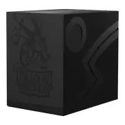 Dragon Shield Deck Box Double Shell Shadow Black