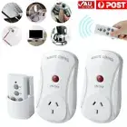 Home Wireless Control Mains Power Point Socket 2 Outlet with Remote Control AU