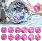 Pet Hair Remover Washing Machine, Pet Hair Remover, Cat Hair Remover, Reusable, Hair Catcher Washing Machine for Removes Pet Hair, Lint (Pink)