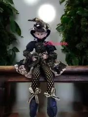28" Halloween Fall Elf Fairy Posable Shelf Sitter Witch Home Decor New