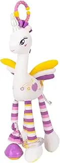ifundom Baby Shower Interactive Plush Unicorn Toy Bed Hanging Toy for Baby Educational Toy Soft Fabric Easy to Cle