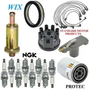 Tune Up Kit Filters Cap Wire Spark Plugs For FORD MUSTANG V8 5.0L 1973 (for: Ford)