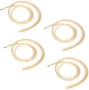 SWOOMEY 4pcs Professional Violin Bow Hair Durable Horse Tail for String Instruments for Students and Beginners for Home and Practice Rooms