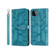 For Samsung Galaxy A22 5G Cover with Kickstand - Blue
